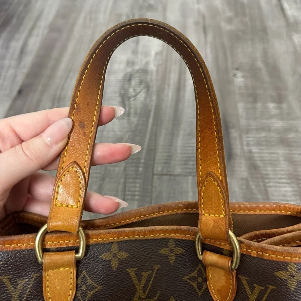 Louis Vuitton 2005 Batignolles Vertical Pm Brown Monogram Bag w/ Strap